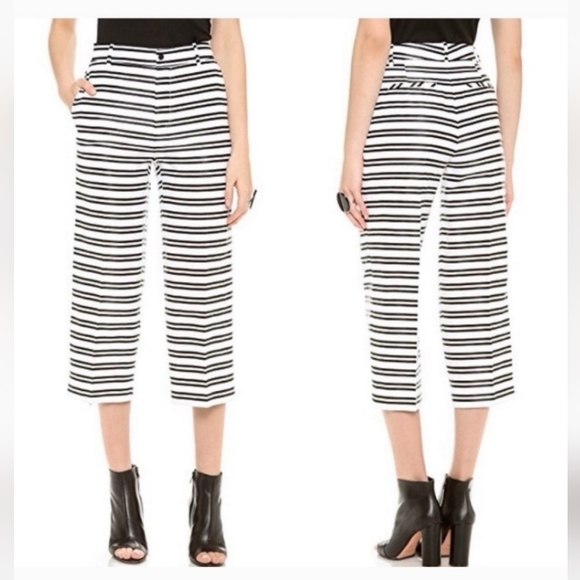 J. Brand Caldwell Linen Blend Crop Pant - Picture 1 of 3